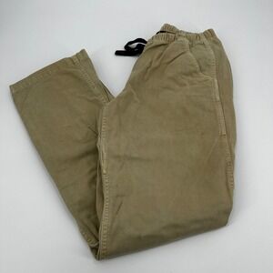 Gramicci G-Pants Mens Medium 31 Khaki Tan Cotton Twill Outdoor Chino Pants